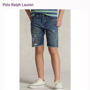 4 Pairs of Boys Polo Ralph Lauren Sullivan Slim Denim Shorts SIZE 8